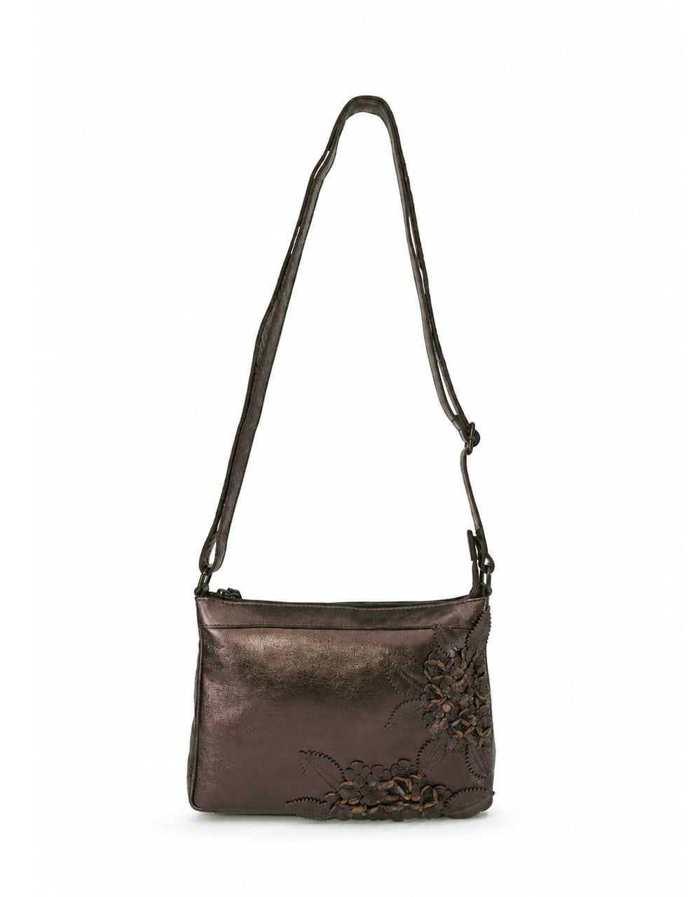 ELIZA CROSS BODY BAG W/ ADJUSTABLE STRAP - COPPER