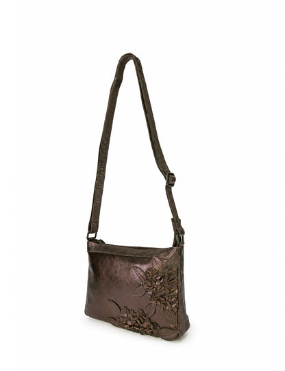 ELIZA CROSS BODY BAG W/ ADJUSTABLE STRAP - COPPER