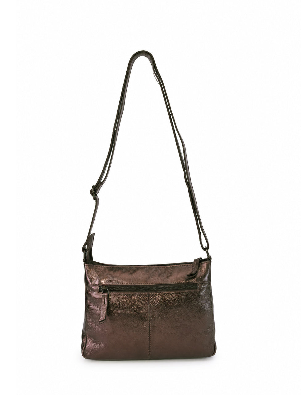 ELIZA CROSS BODY BAG W/ ADJUSTABLE STRAP - COPPER