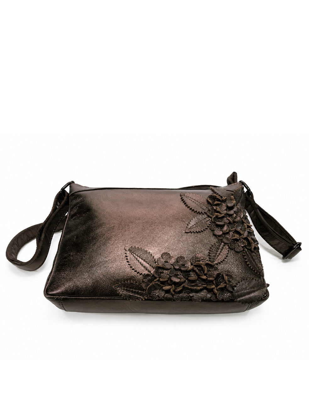 ELIZA CROSS BODY BAG W/ ADJUSTABLE STRAP - COPPER