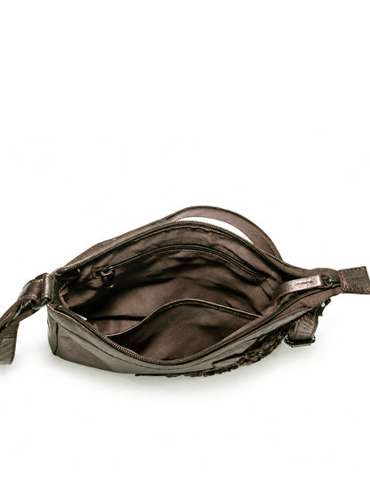ELIZA CROSS BODY BAG W/ ADJUSTABLE STRAP - COPPER