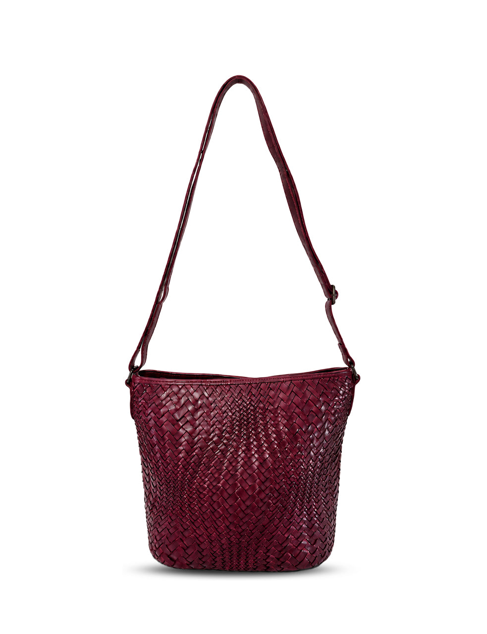 COOGEE CROSS BODY BAG W/ ADJUSTABLE STRAP - PURPLE
