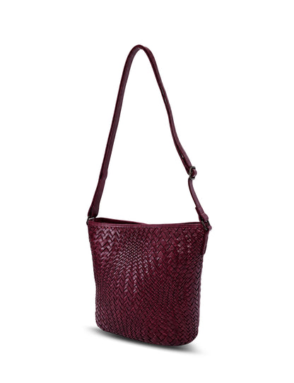 COOGEE CROSS BODY BAG W/ ADJUSTABLE STRAP - PURPLE