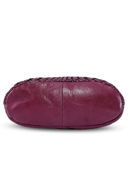 COOGEE CROSS BODY BAG W/ ADJUSTABLE STRAP - PURPLE