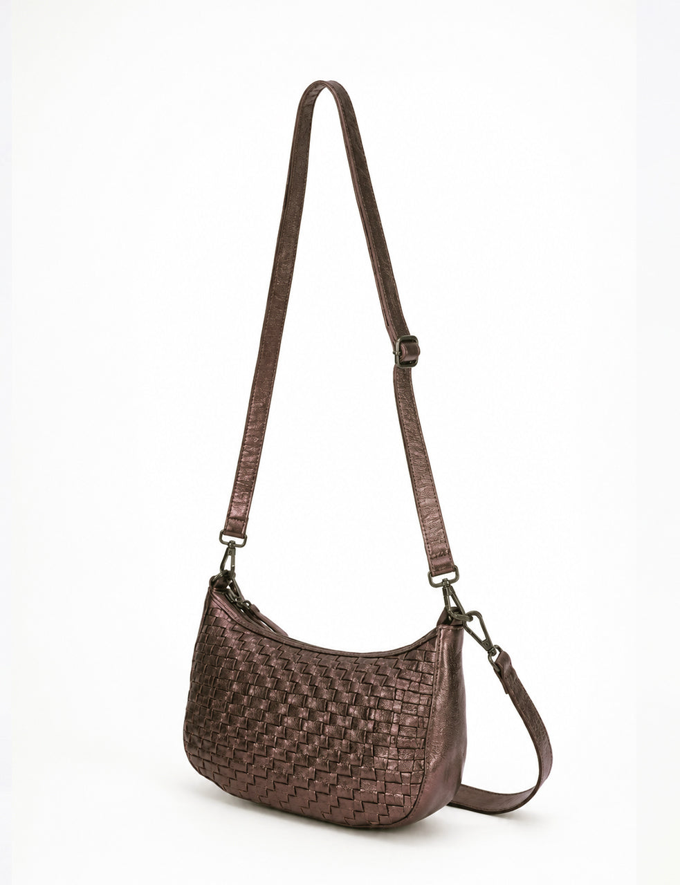 SORRENTO MOON CROSS BODY BAG W/ ADJUSTABLE STRAP - COOPER