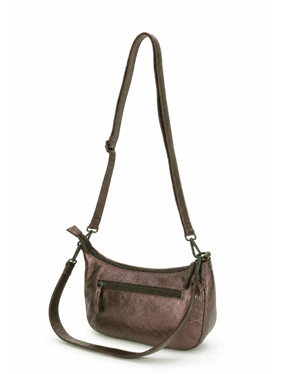 SORRENTO MOON CROSS BODY BAG W/ ADJUSTABLE STRAP - COOPER