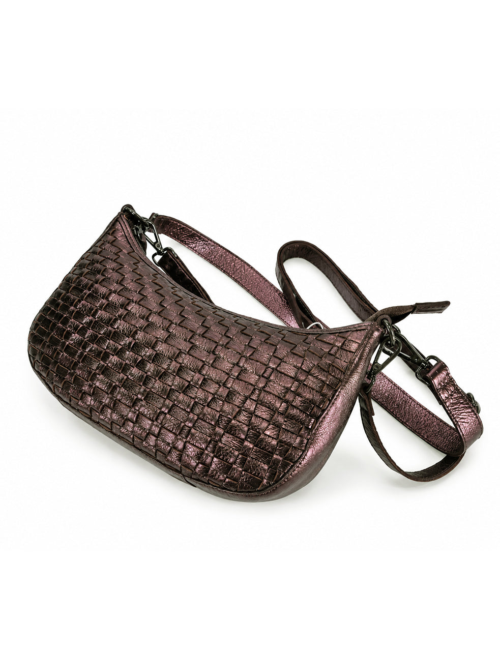 SORRENTO MOON CROSS BODY BAG W/ ADJUSTABLE STRAP - COOPER