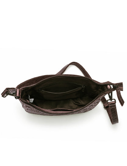 SORRENTO MOON CROSS BODY BAG W/ ADJUSTABLE STRAP - COOPER
