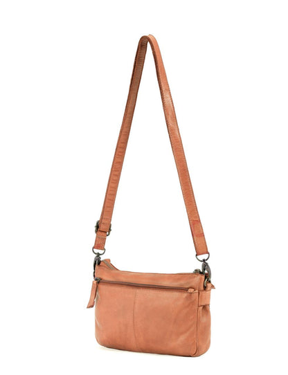 BOWRAL LASER CUT CROSS BODY STRAP W/ STUDS - Tan