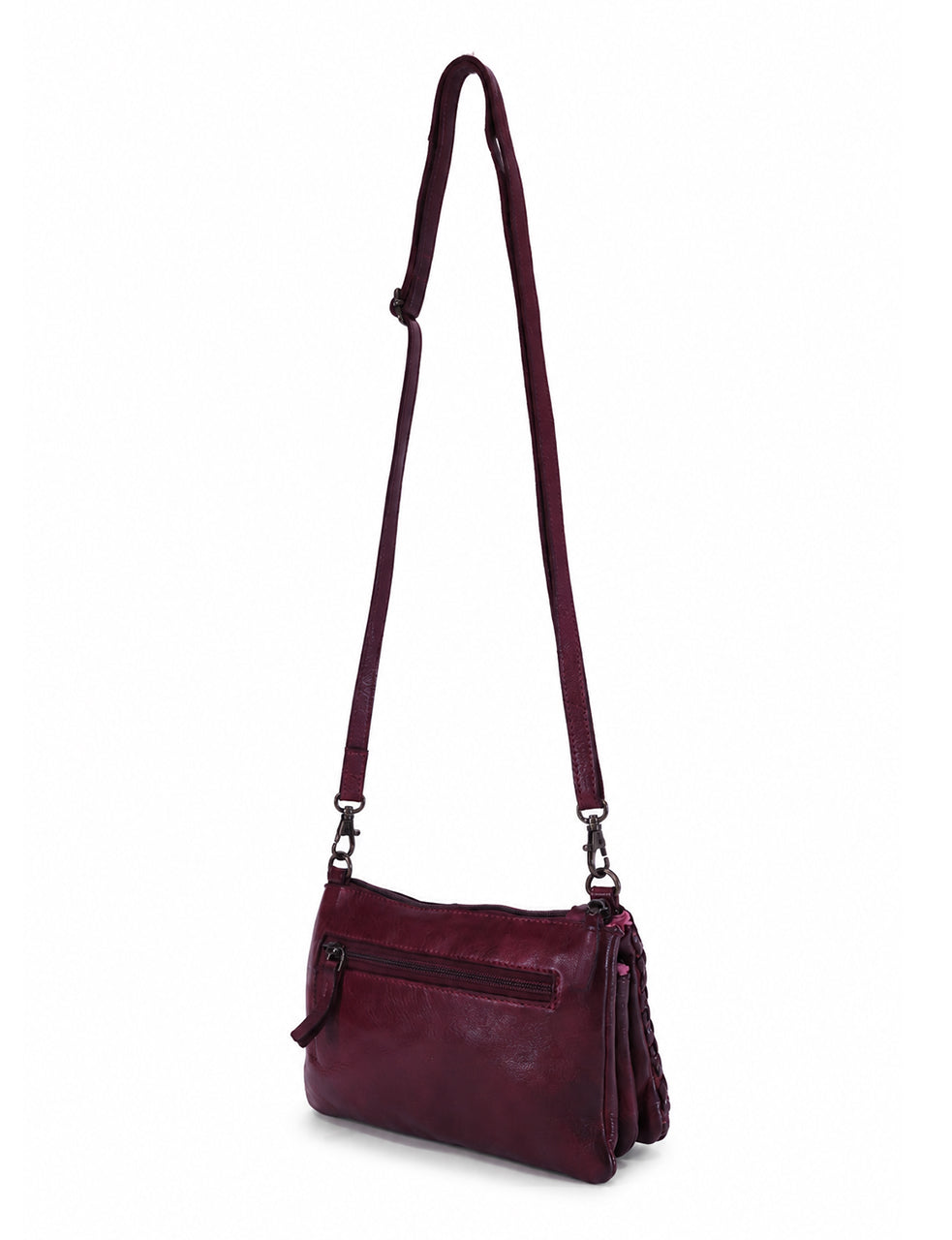 PADDINGTON CROSS BODY BAG W/ ADJUSTABLE STRAP - PURPLE