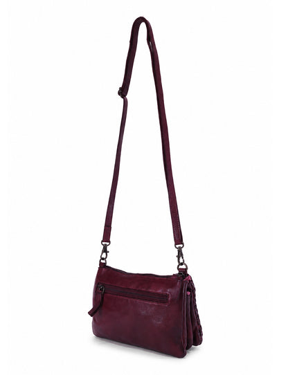 PADDINGTON CROSS BODY BAG W/ ADJUSTABLE STRAP - PURPLE
