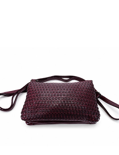 PADDINGTON CROSS BODY BAG W/ ADJUSTABLE STRAP - PURPLE