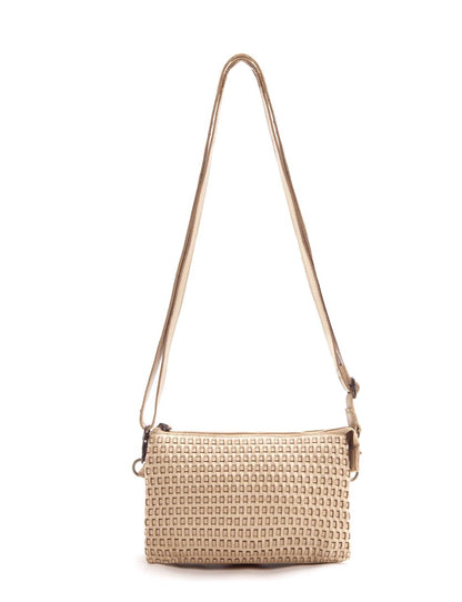 PADDINGTON CROSS BODY BAG W/ ADJUSTABLE STRAP - TAUPE