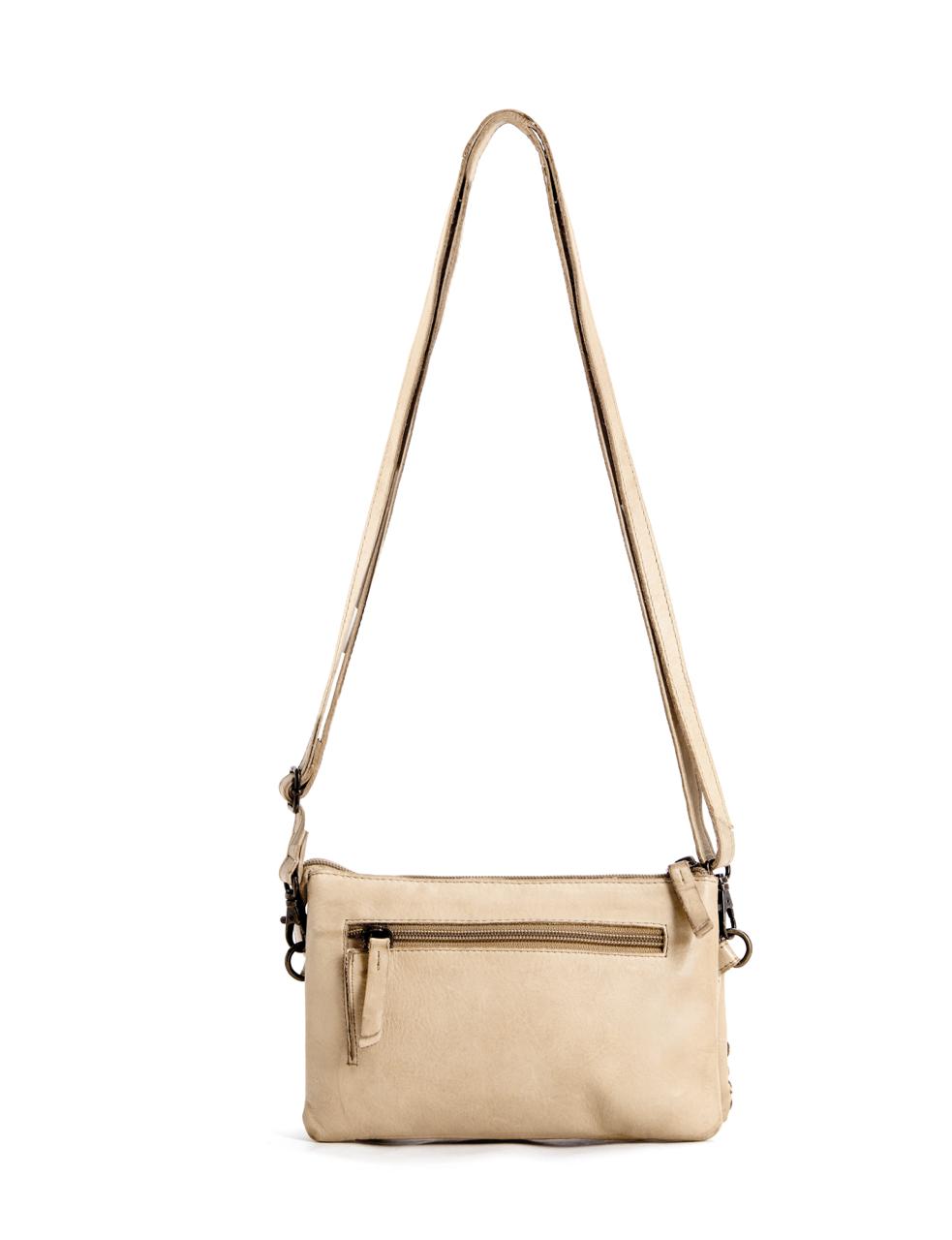 PADDINGTON CROSS BODY BAG W/ ADJUSTABLE STRAP - TAUPE