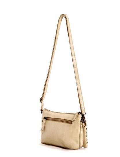 PADDINGTON CROSS BODY BAG W/ ADJUSTABLE STRAP - TAUPE
