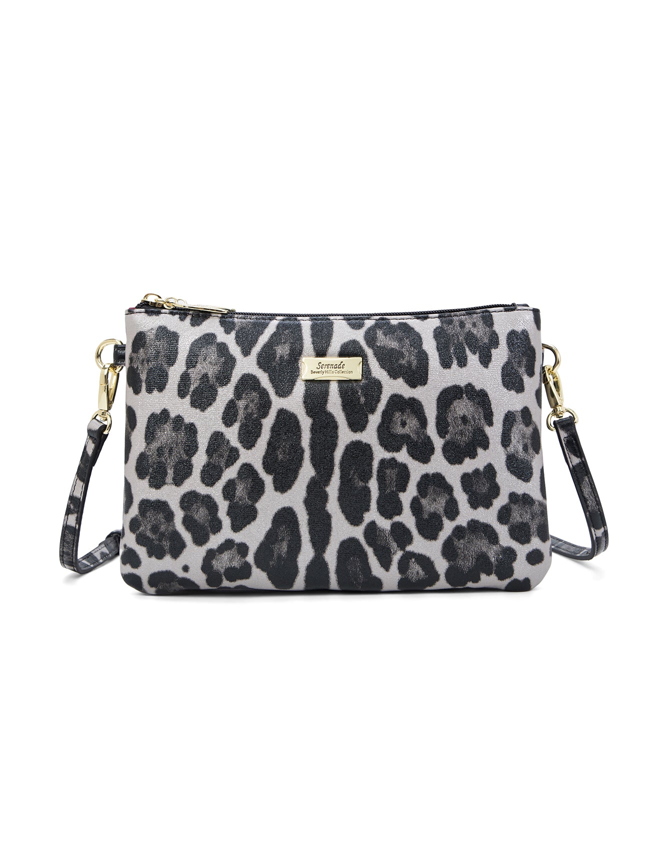 MADAGASCAR VEGAN CROSS BODY BAG- CP19-1010-SIL