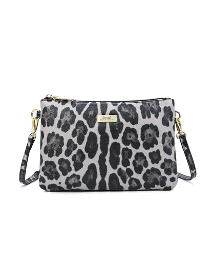 MADAGASCAR VEGAN CROSS BODY BAG- CP19-1010-SIL