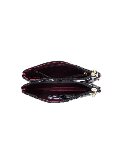 MADAGASCAR VEGAN CROSS BODY BAG- CP19-1010-SIL