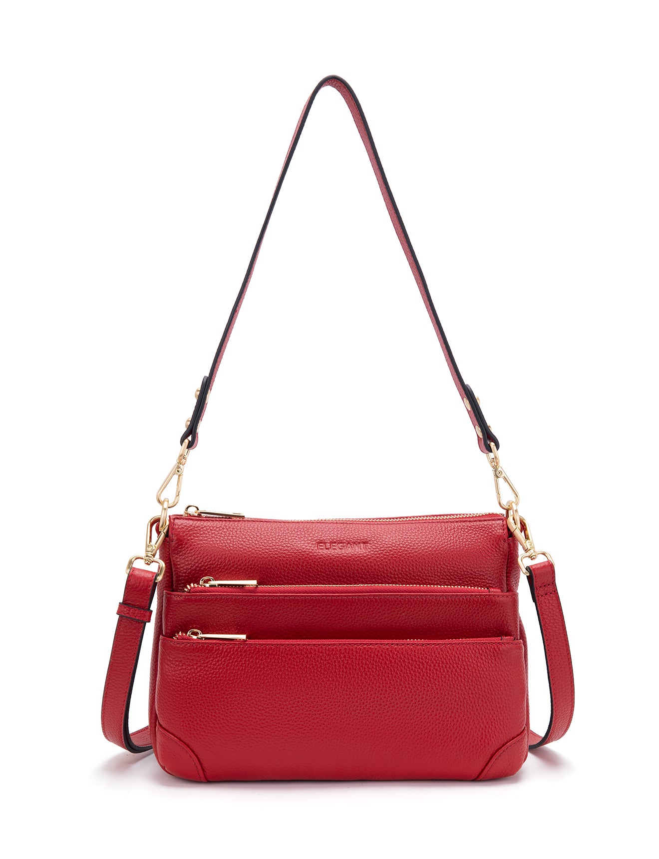 FAITH LEATHER CROSS BODY BAG- E1-0749-FIRE