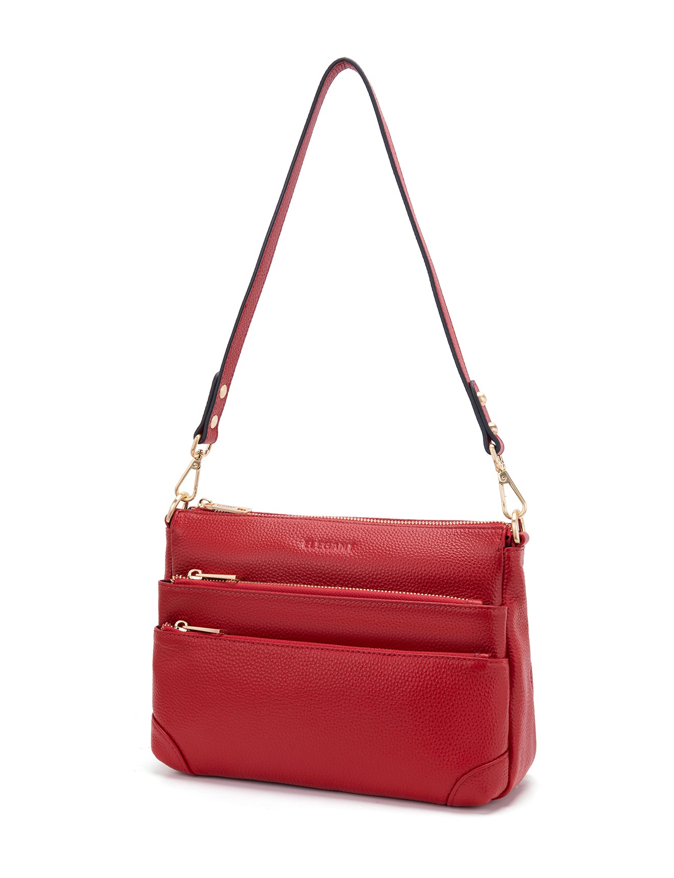 FAITH LEATHER CROSS BODY BAG- E1-0749-FIRE