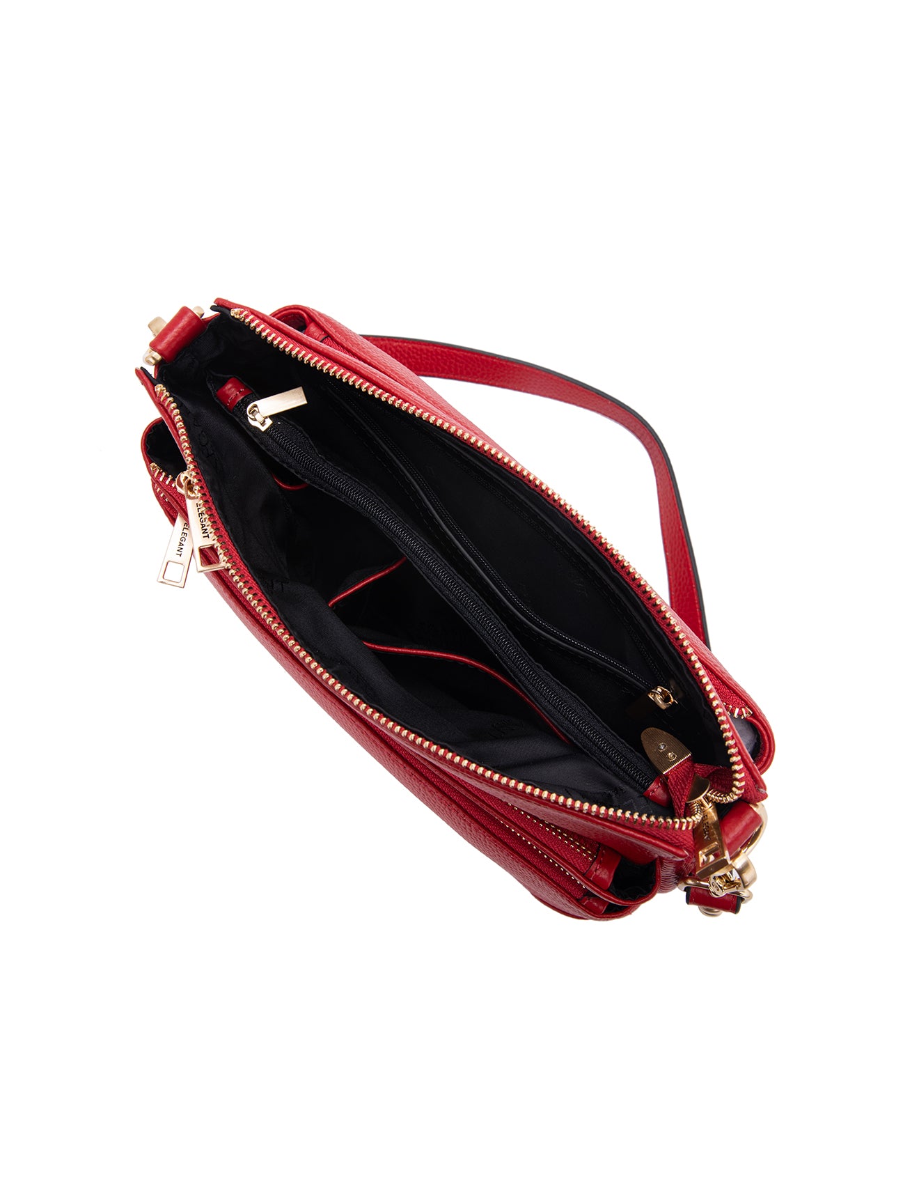 FAITH LEATHER CROSS BODY BAG- E1-0749-FIRE
