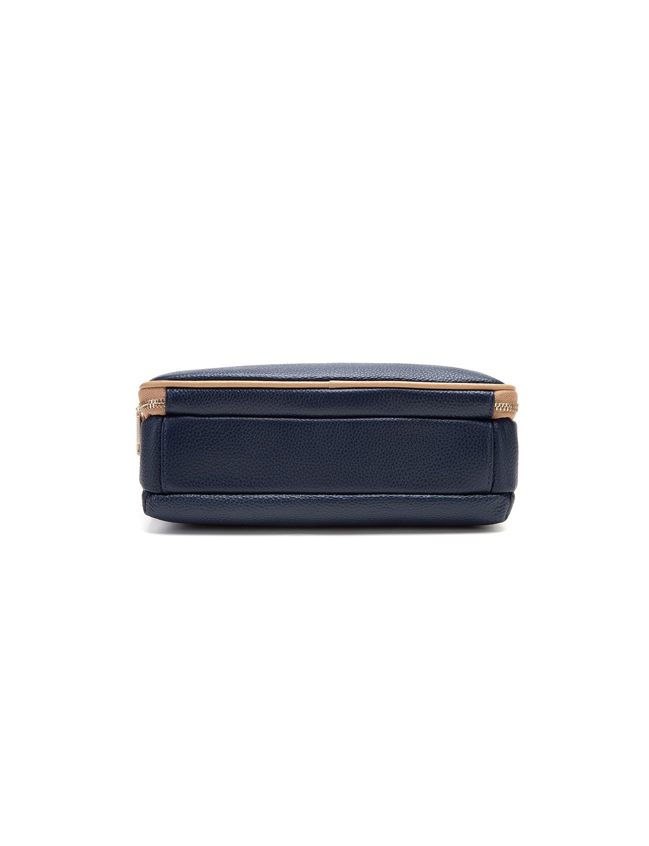 FELICITY LEATHER XBODY BAG- E1-0814A-NVY/CAM
