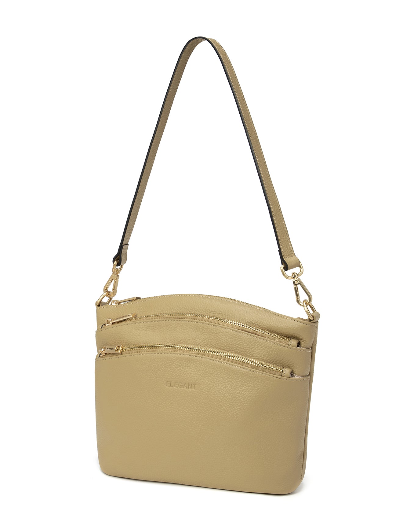 GRACE LEATHER XBODY BAG- E1-0818-ARTICHOKE- SALE