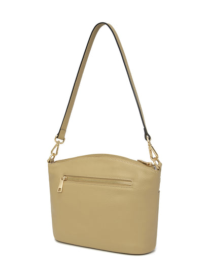 GRACE LEATHER XBODY BAG- E1-0818-ARTICHOKE- SALE