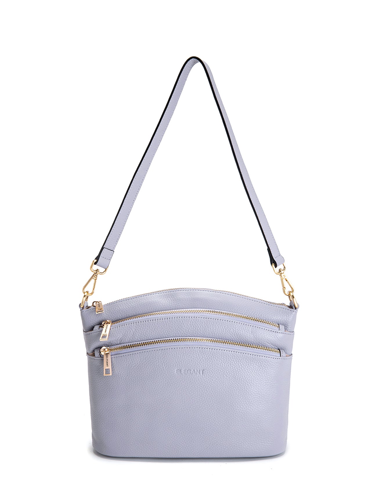 GRACE LEATHER XBODY BAG- E1-0818-CORNFLOWER