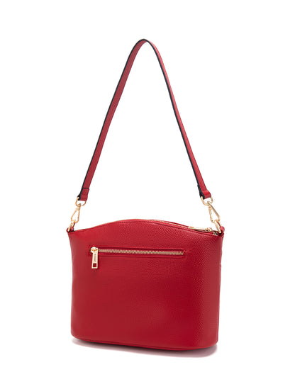 GRACE LEATHER XBODY BAG- E1-0818-FIRE