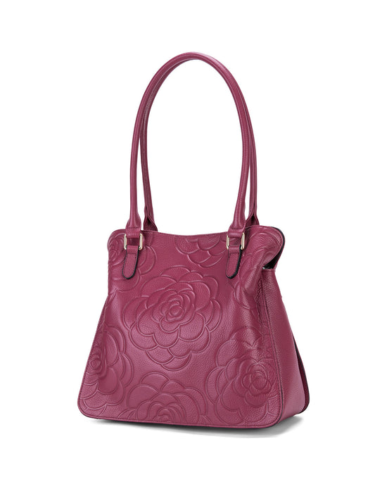 RAFAELLA LEATHER SHOULDER BAG- E1-0827-RAS