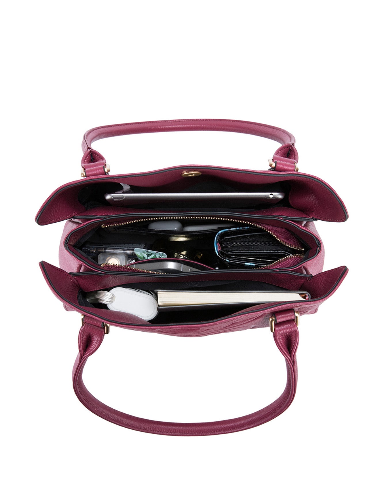 RAFAELLA LEATHER SHOULDER BAG- E1-0827-RAS