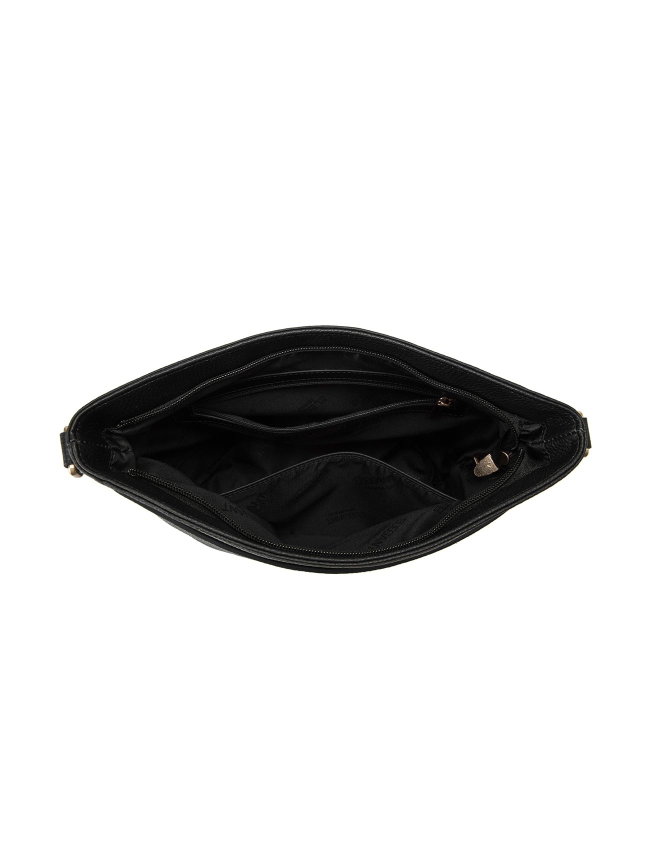 MACKENZIE LEATHER BUCKET BAG- E1-0833-BLK