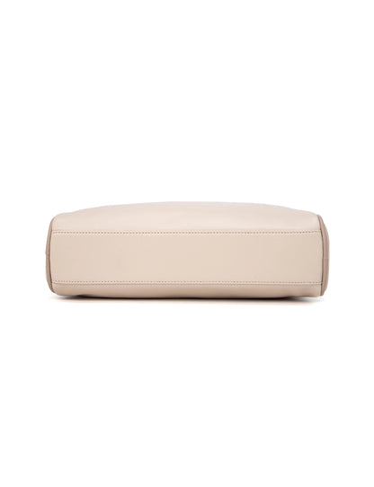 KATRINA MULTI COMPARTMENT LEATHER XBODY BAG- E1-0835-IVORY/PUTTY