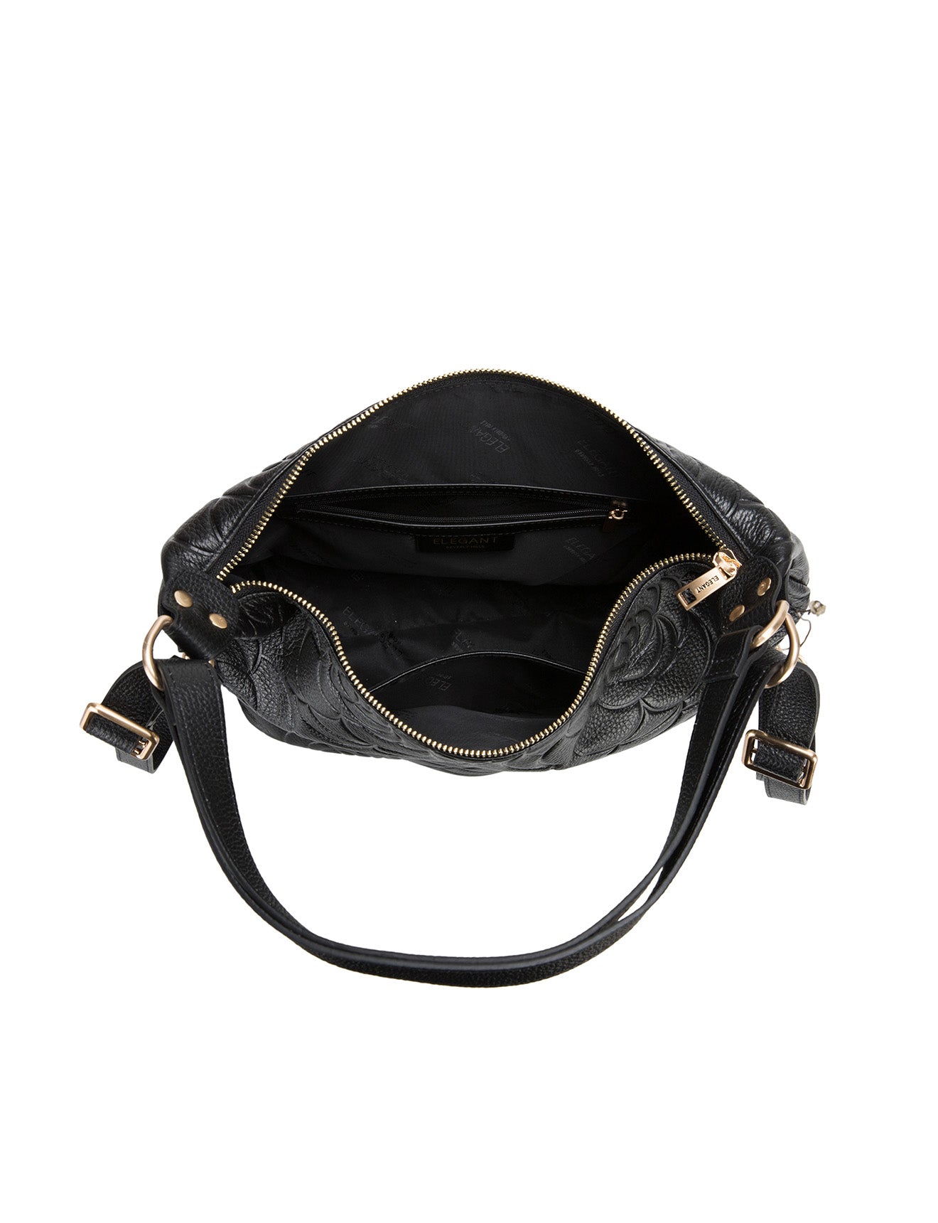 ROSANNA LEATHER CONVERTIBLE BACKPACK- E1-0839-BLK