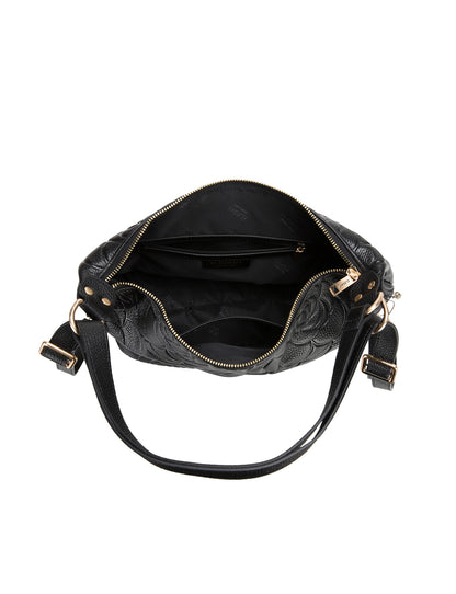ROSANNA LEATHER CONVERTIBLE BACKPACK- E1-0839-BLK