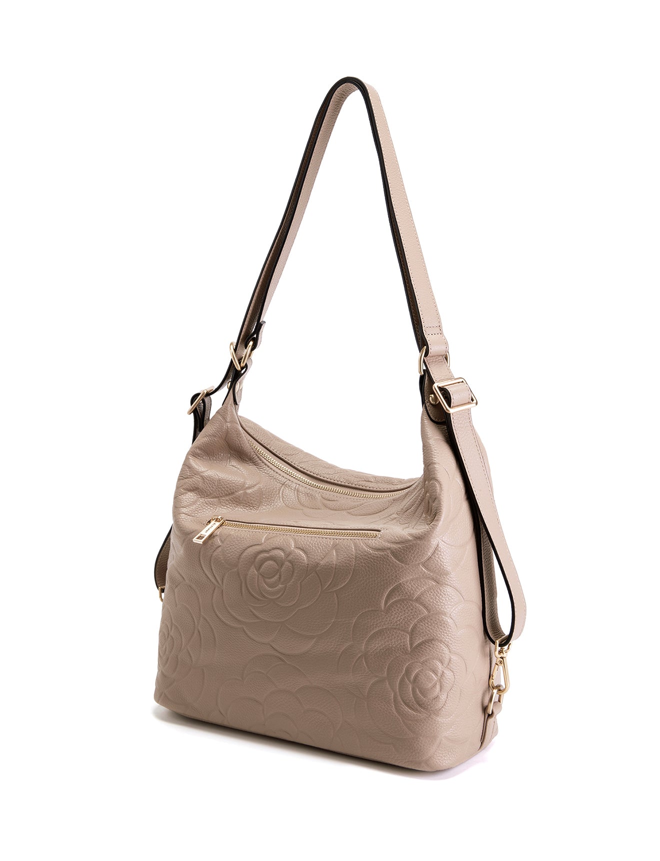 ROSANNA LEATHER CONVERTIBLE BACKPACK- E1-0839-PUTTY