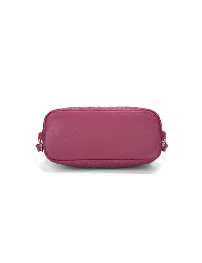 ROSANNA LEATHER CONVERTIBLE BACKPACK- E1-0839-RASPBERRY