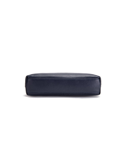 FRANCIS LEATHER XBODY BAG WITH RFID COMPARTMENT- E1-0840-NVY/CAM