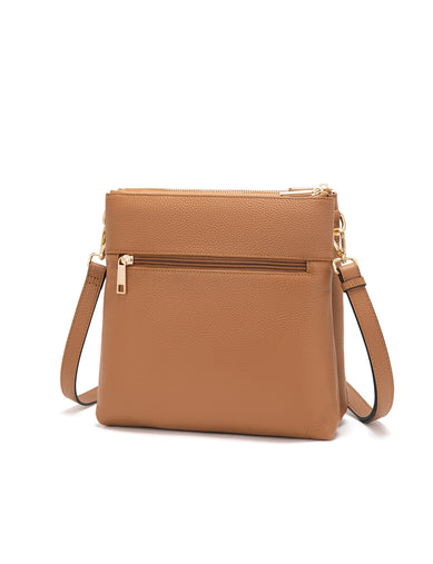 FREYA MULTICOMPARTMENT LEATHER XBODY BAG- E1-0844-CAR – Serenade