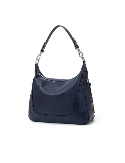 MONTANA LEATHER HOBO BAG- E1-0850-NVY
