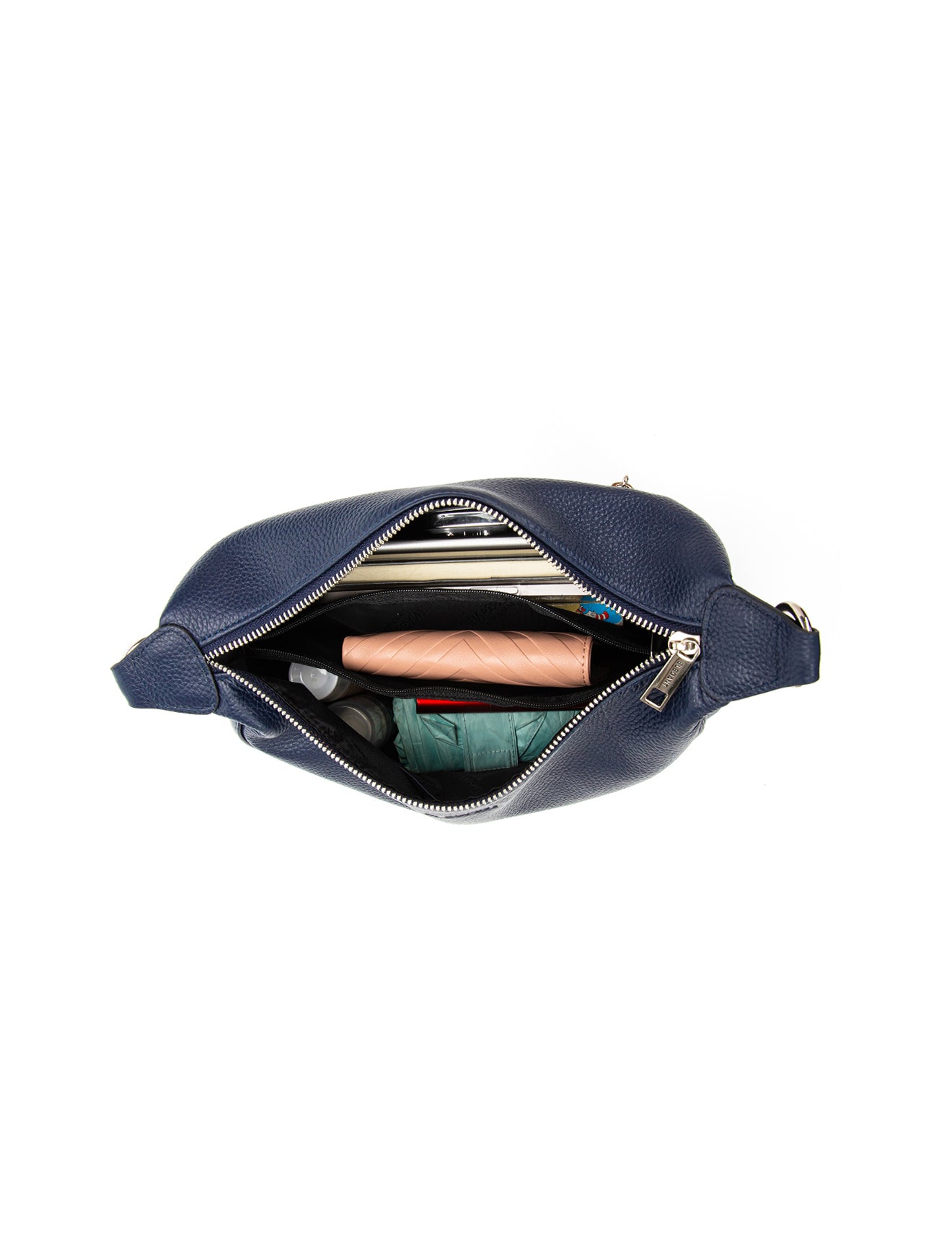 MONTANA LEATHER HOBO BAG- E1-0850-NVY