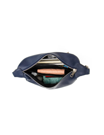 MONTANA LEATHER HOBO BAG- E1-0850-NVY