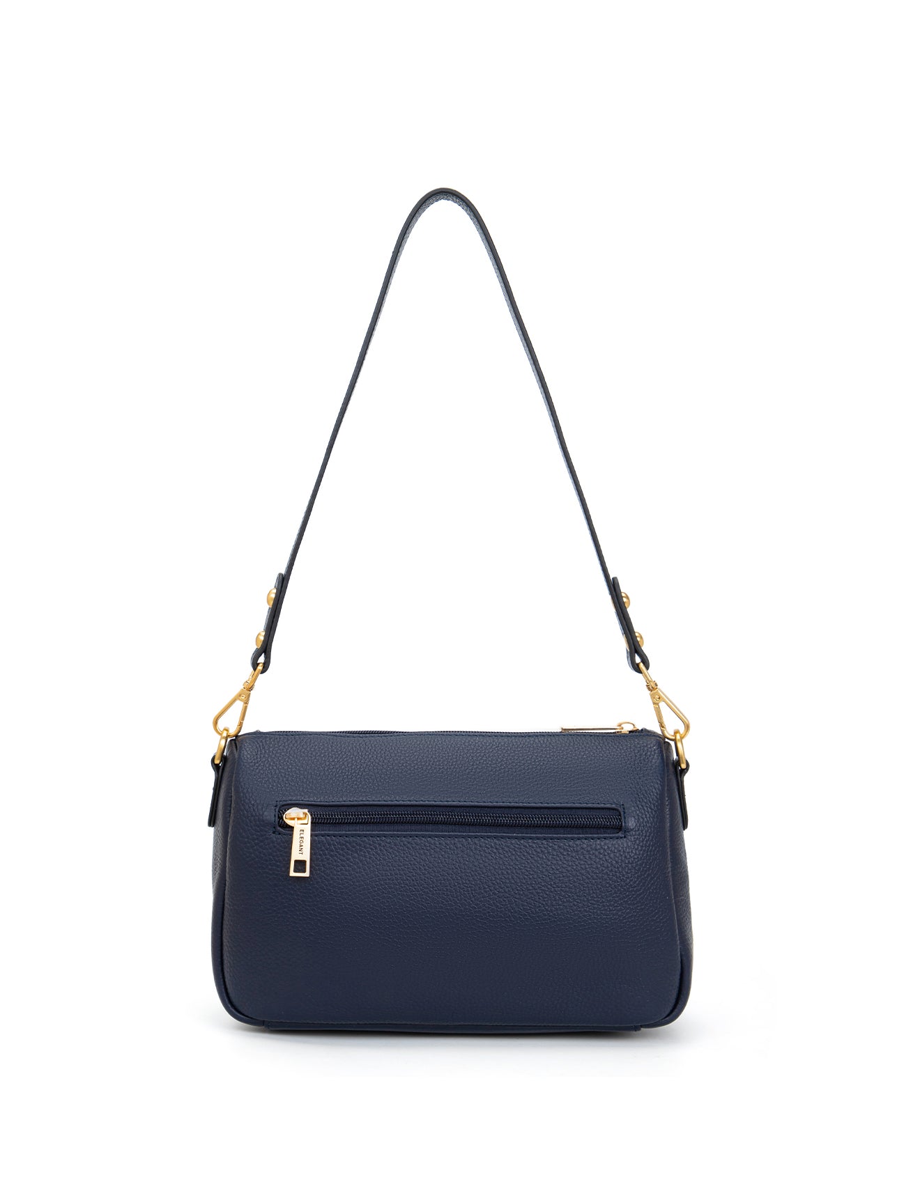 GABBY MULTI CMPT LEATHER XBODY BAG- E1-0856-NVY