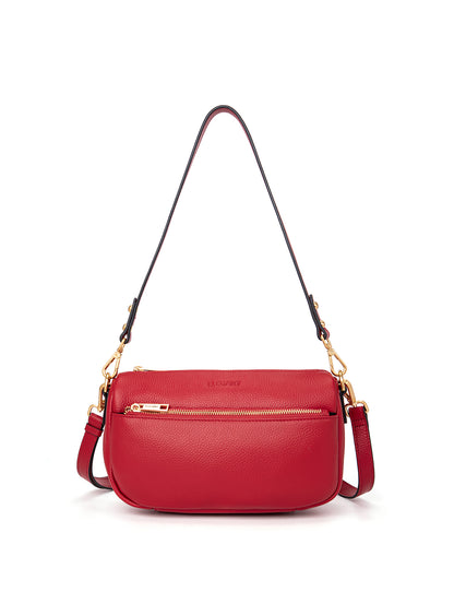 CARRIE LEATHER XBODY BAG- E1-0860-FIRE
