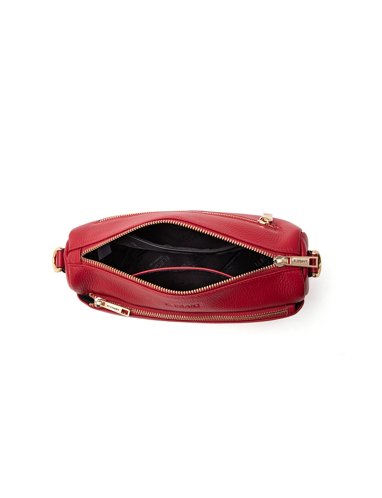 CARRIE LEATHER XBODY BAG- E1-0860-FIRE