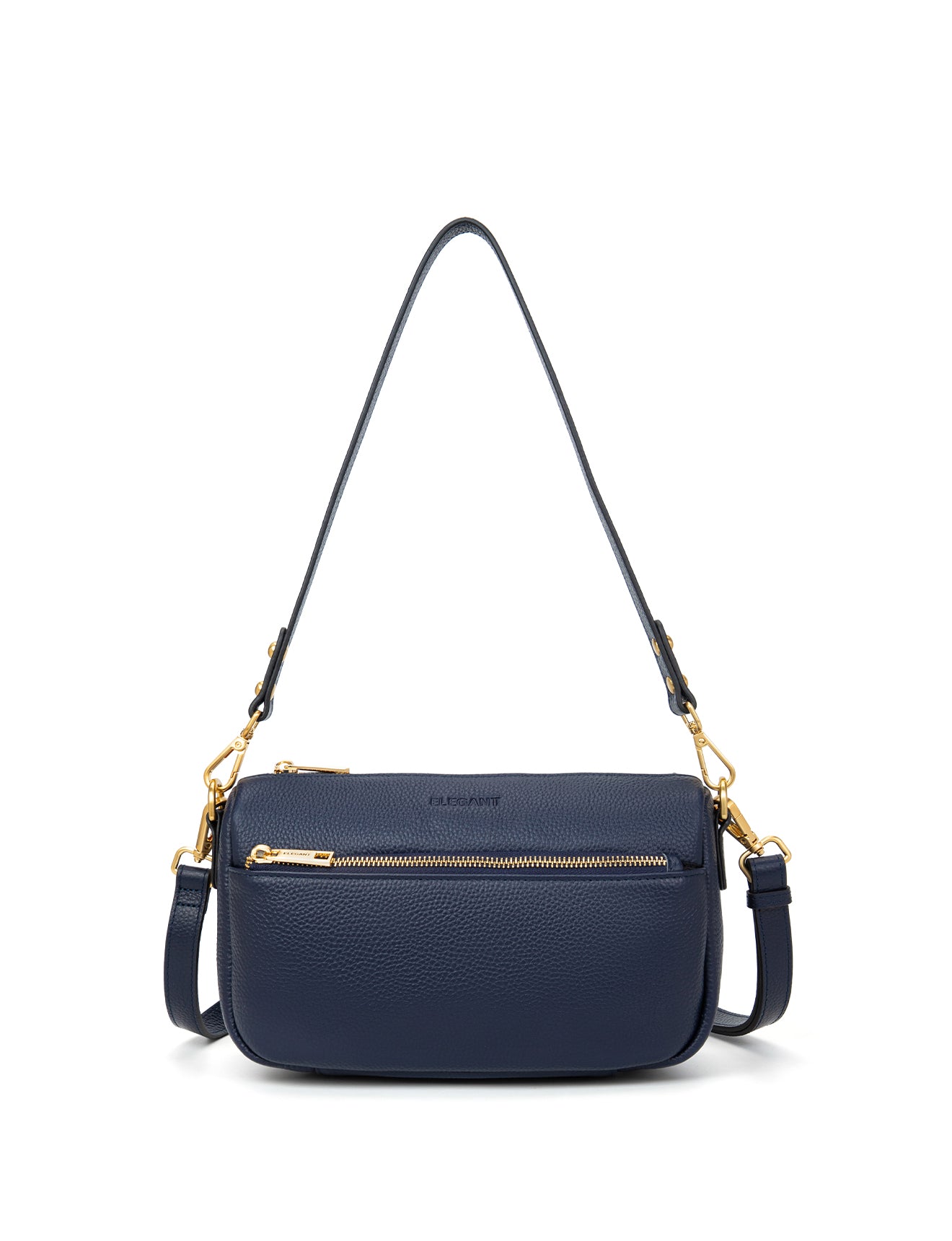 CARRIE LEATHER XBODY BAG- E1-0860-NVY