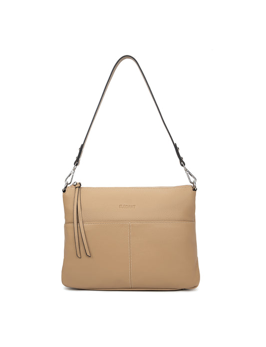 ALANNA LEATHER HOBO BAG- E1-0862-CAM