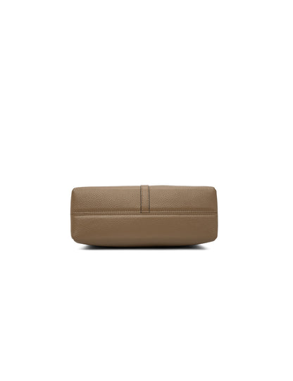 JENNIFER LEATHER BAG - KHAKI