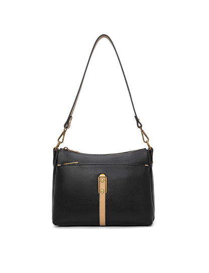 LAUREN BAG - BLACK W/ CAMEL